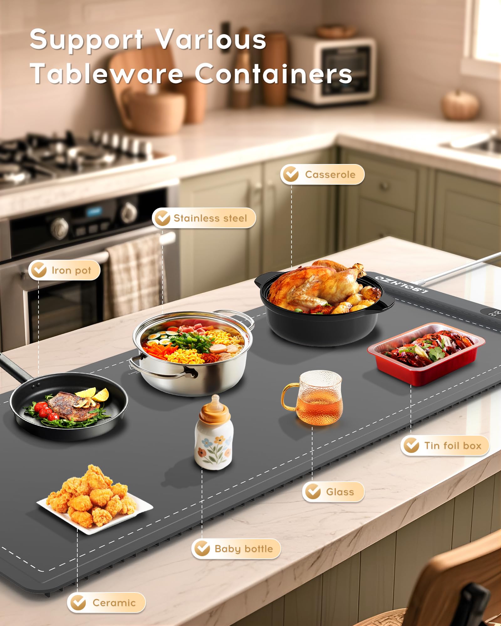 LBOLHZO rollable design makes storage and transport easy for parties.