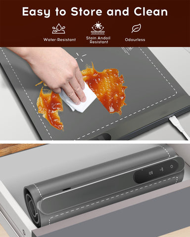 LBOLHZO warming mat is waterproof and stain-proof for easy cleaning