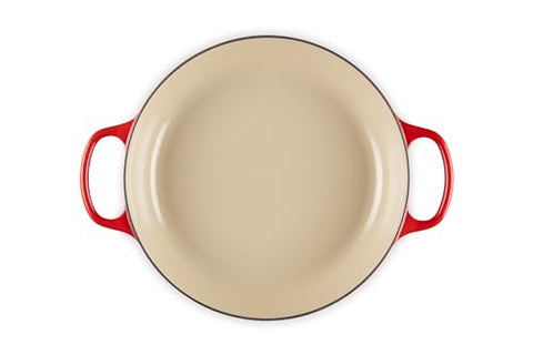 Le Creuset braiser domed lid circulates steam to lock moisture
