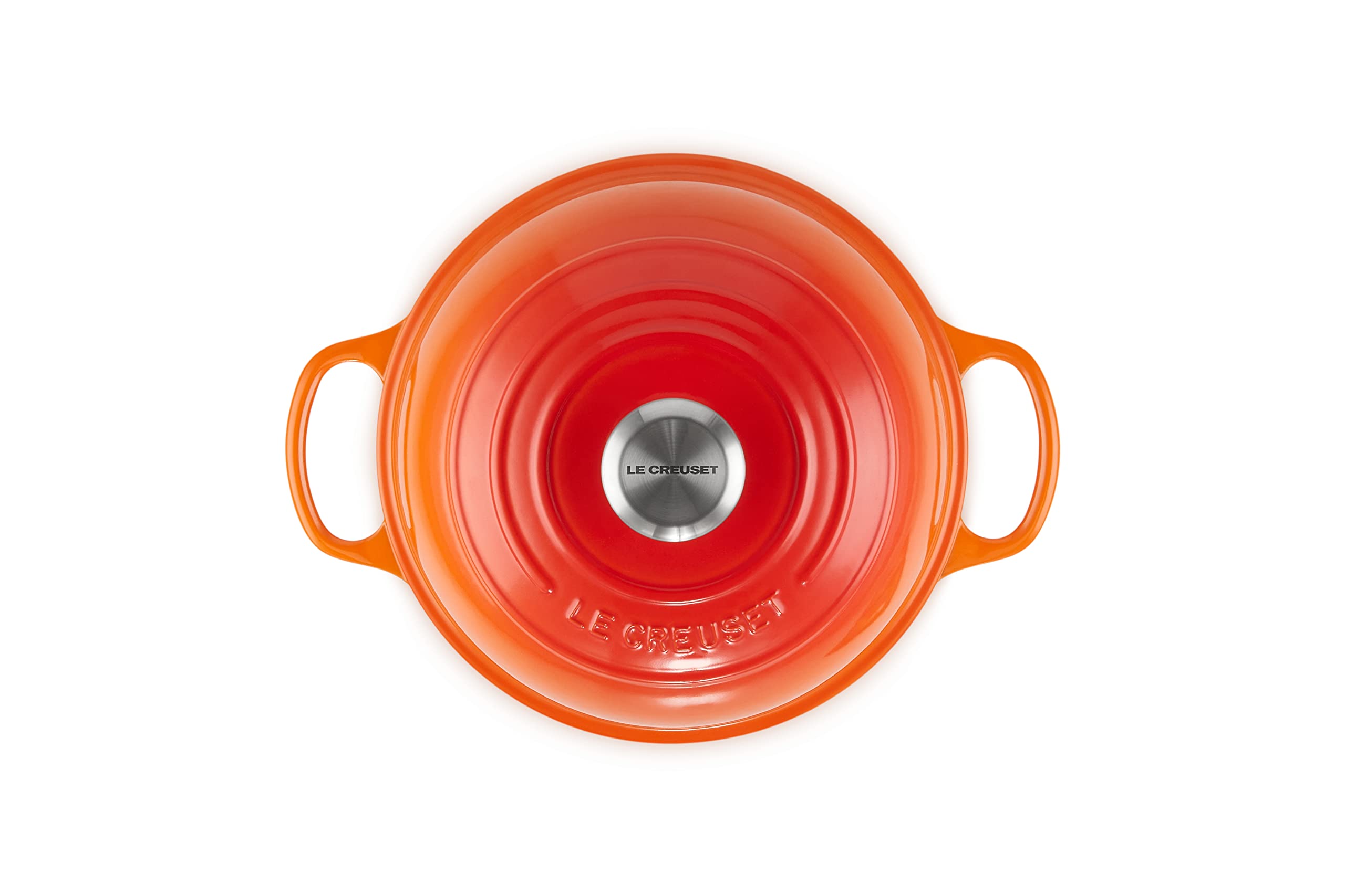 Le Creuset Bread Oven Flame steam trapping promotes bakery-quality rise