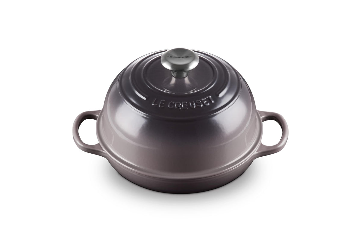 Le Creuset Bread Oven Oyster full product shot showing craftsmanship and versatility