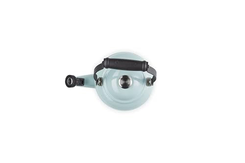 Le Creuset Demi Tea Kettle Sea Salt interior markings for accurate fill