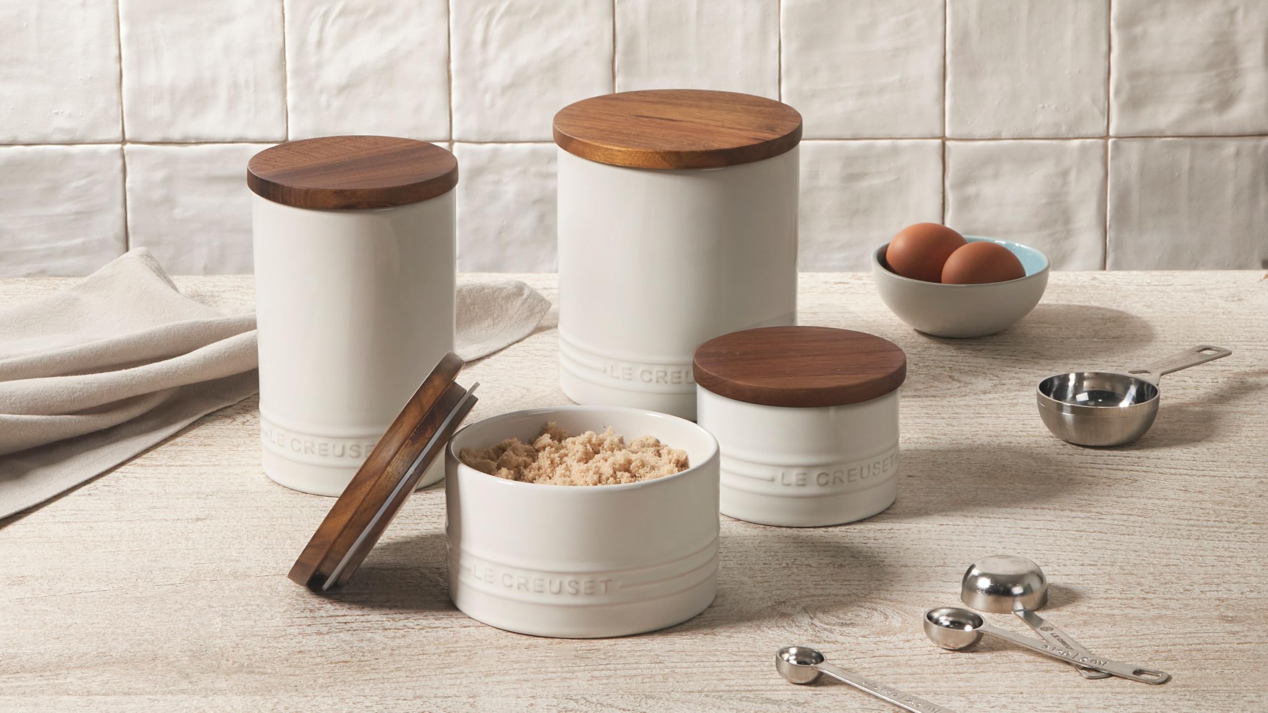 Le Creuset stoneware blocks moisture and is built for everyday use.