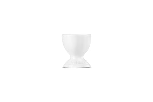 Le Creuset egg cup interior remains nonstick for quick release.