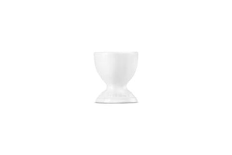 Le Creuset egg cup interior remains nonstick for quick release.