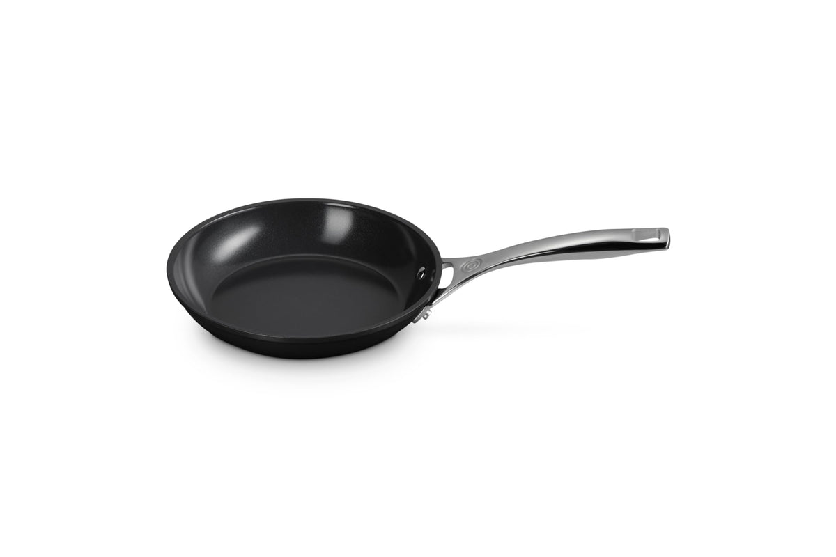 Le Creuset Essential 8-Inch non-stick ceramic pan top view with smooth coating