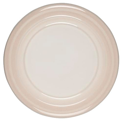 Le Creuset garlic keeper Meringue lid-open for easy access during cooking.