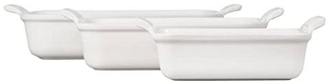 Le Creuset Heritage 10-inch dish ensures uniform cooking for sides.