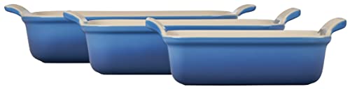 Le Creuset Heritage 10-inch dish versatile for vegetables and desserts