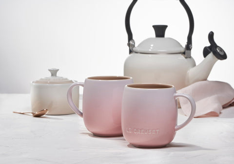 Le Creuset Heritage Mug Cerise heat retention keeps drinks warm longer