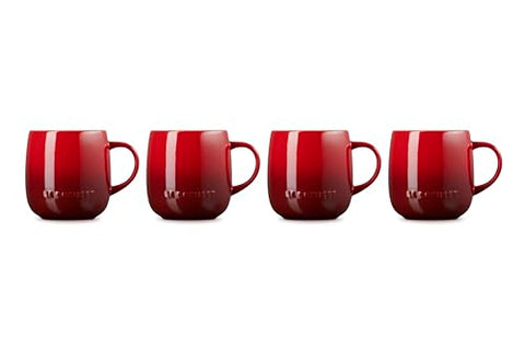 Le Creuset Heritage Mug Cerise inside glaze facilitates quick cleanup