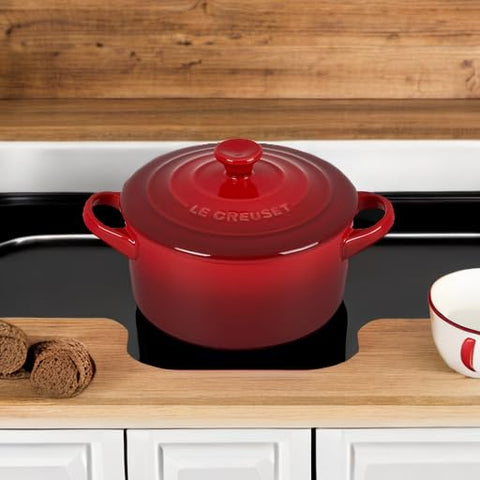 Vibrant cerise color adds Le Creuset flair to any table setting