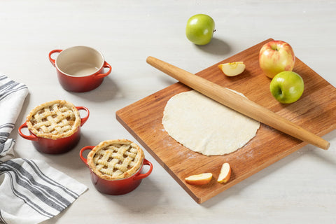 Le Creuset oven-safe up to 500°F offers versatile weeknight options.