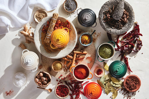 Le Creuset Mini Cocotte Oyster storage-friendly compact design.