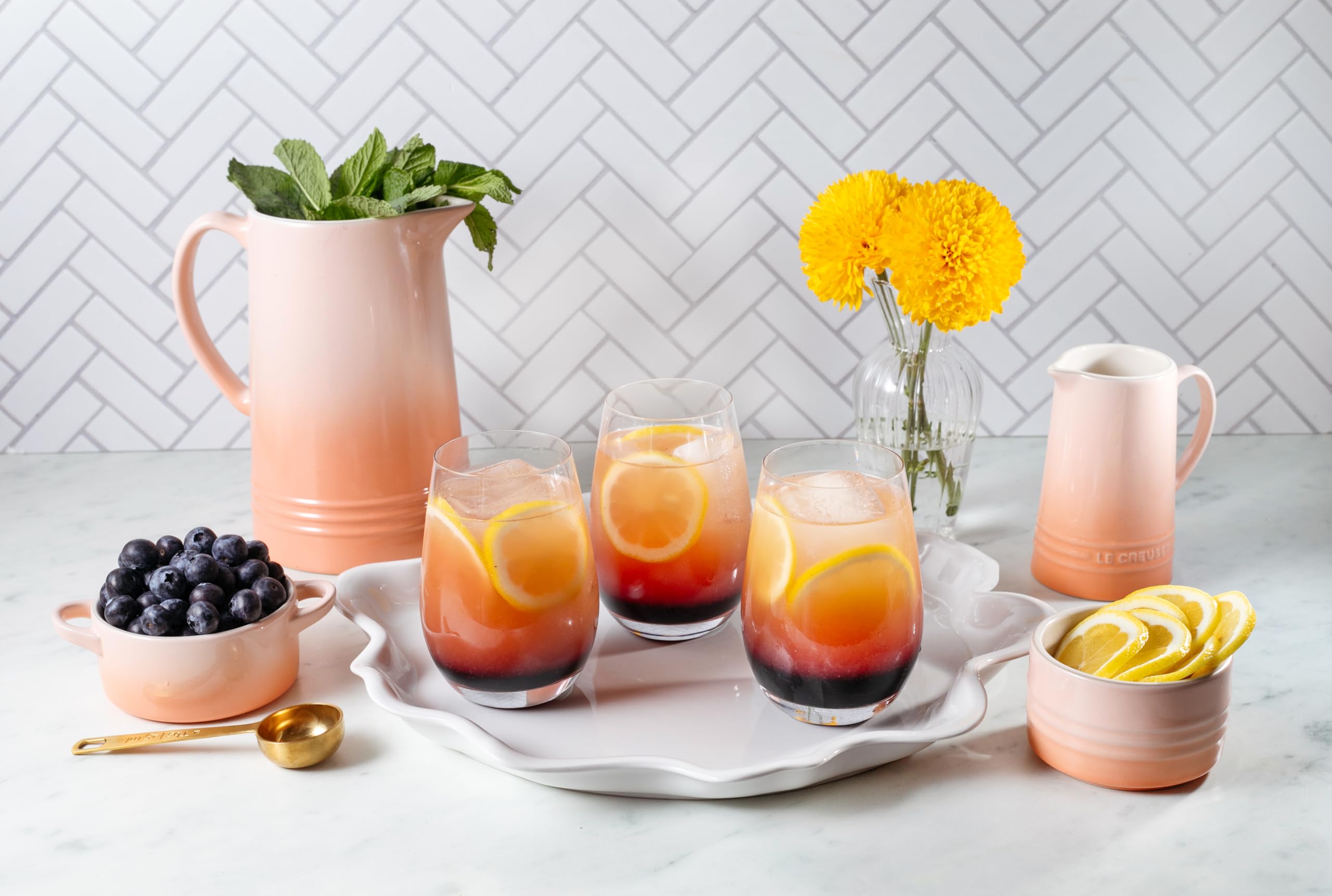 Le Creuset stoneware delivers even browning with premium heat distribution.