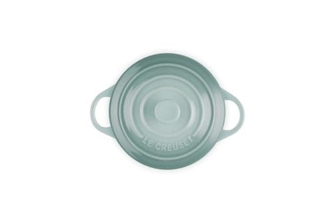 Le Creuset interior view highlighting smooth nonstick surface for easy release