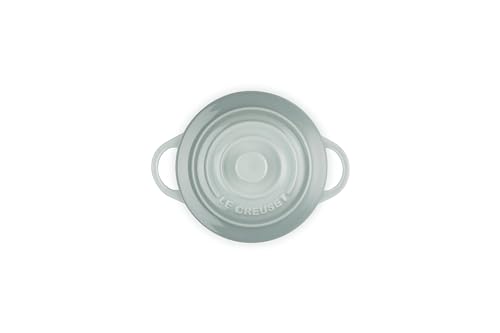 Le Creuset cocotte in Sea Salt glaze, oven-ready for single portions