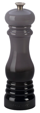 Le Creuset pepper mill 8in body shows lightweight design for daily seasoning