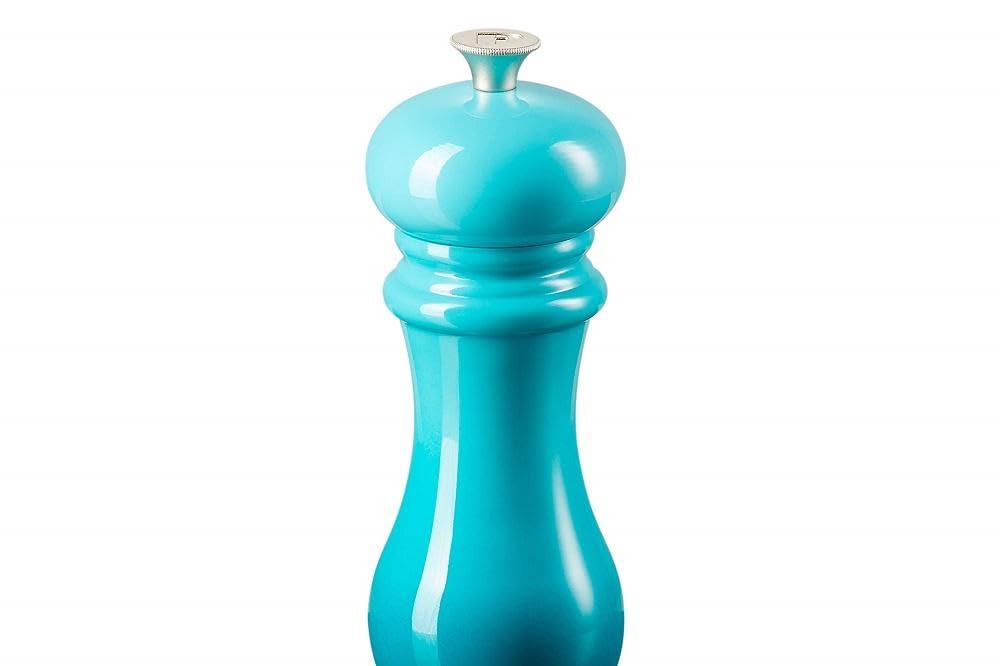 Le Creuset Pepper Mill fits chic kitchen decor with durable ceramic.