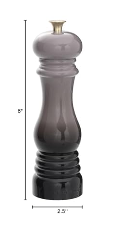 Le Creuset pepper mill complements any kitchen decor