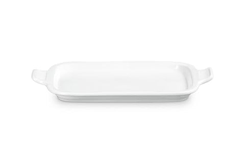 Food releases easily thanks to virtually nonstick glaze for quick cleanup.