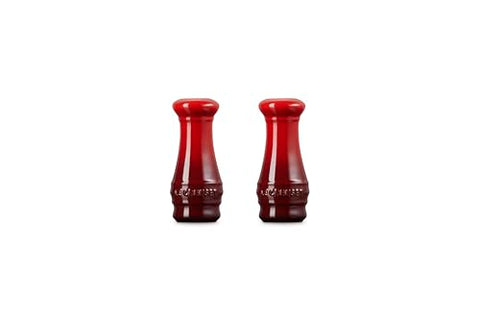 Le Creuset Cerise shakers hold 4 ounces for easy daily use
