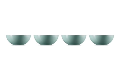 Close-up of Le Creuset glaze, nonporous and scratch-resistant for longevity.