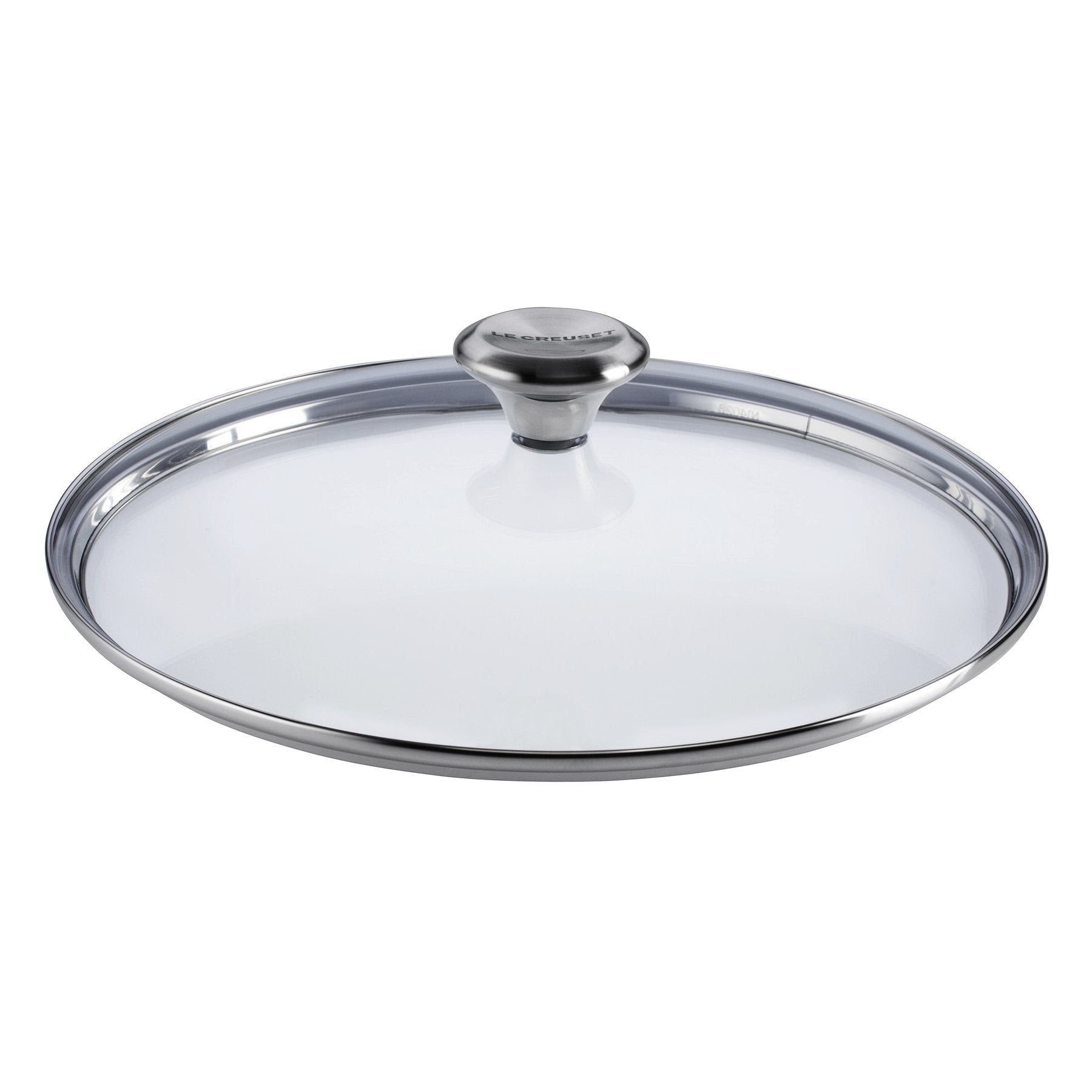 Le Creuset Signature glass lid for 11-inch pans shows cooking progress while locking in heat