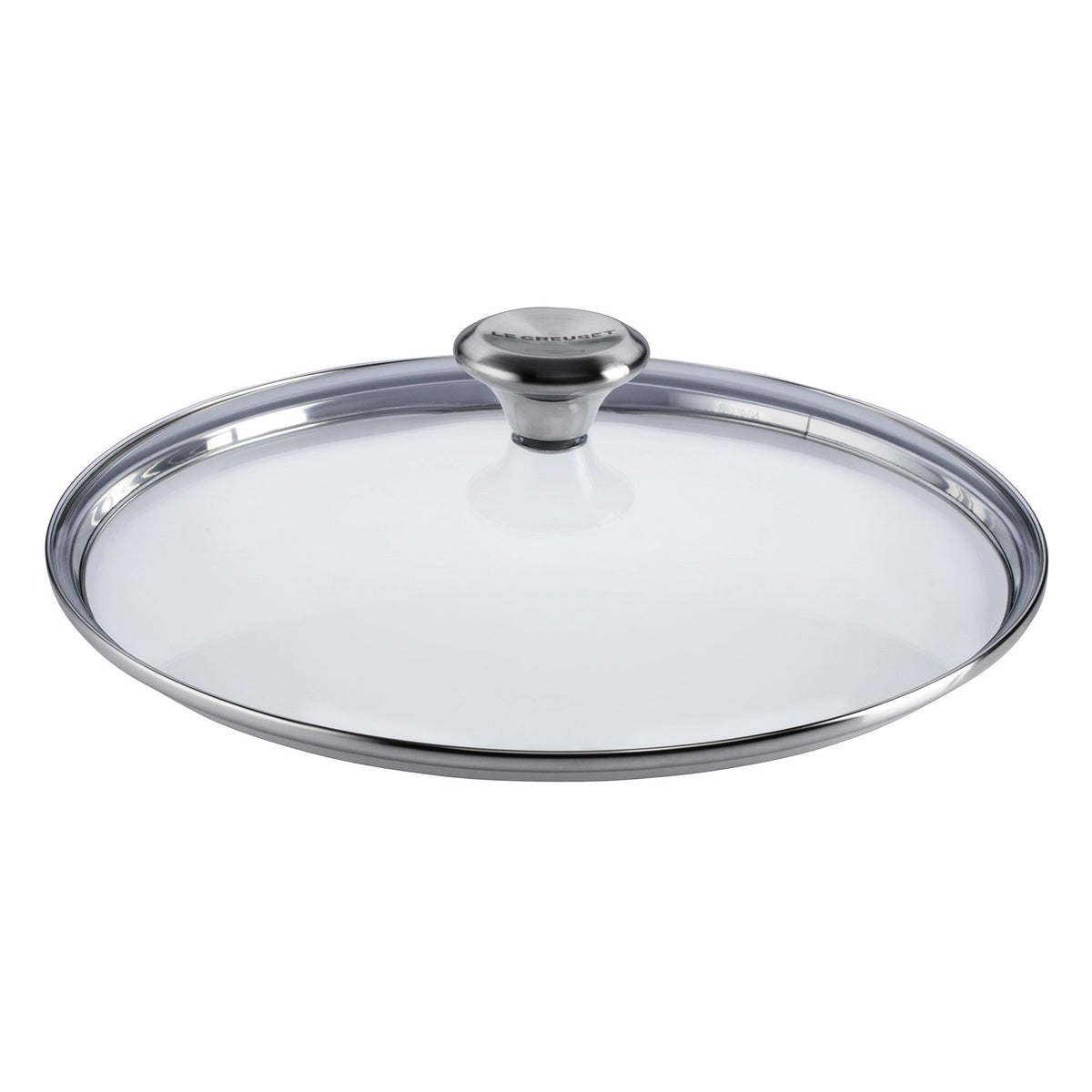 Le Creuset Signature glass lid for 11-inch pans shows cooking progress while locking in heat