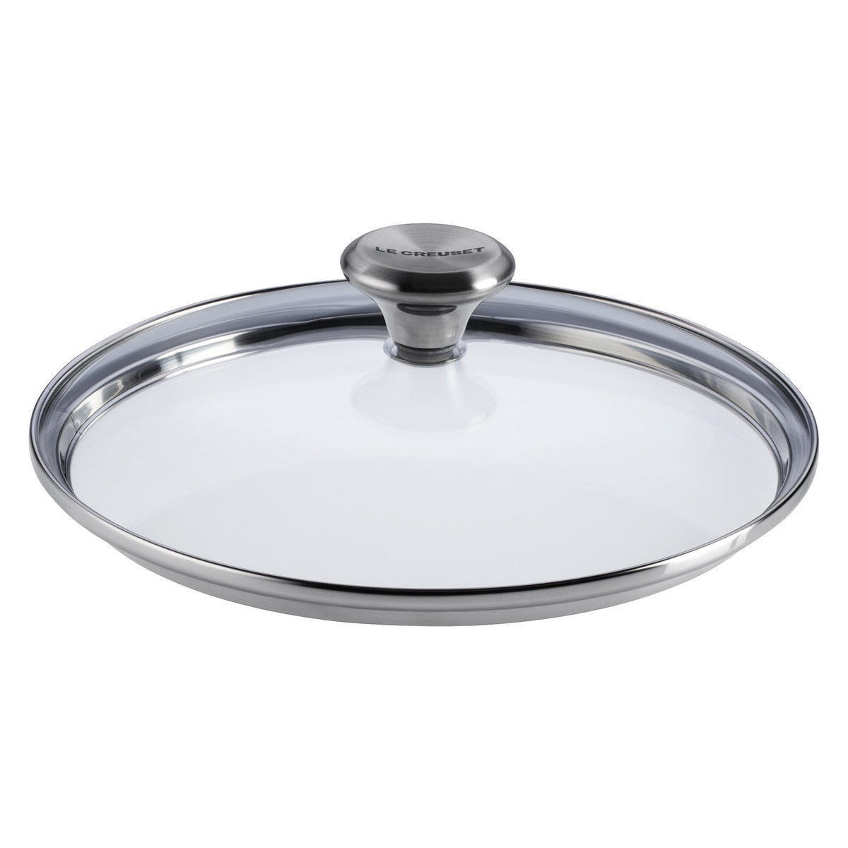 Le Creuset Signature glass lid, 8-inch, clear view to monitor cooking without lifting