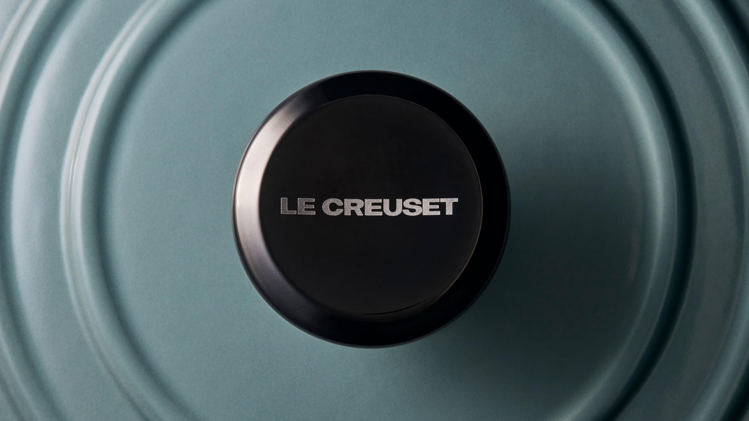 Hand wash only notice helps maintain the knob’s finish on Le Creuset gear.