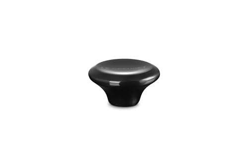 Black nickel finish adds a refined look to Le Creuset cookware.
