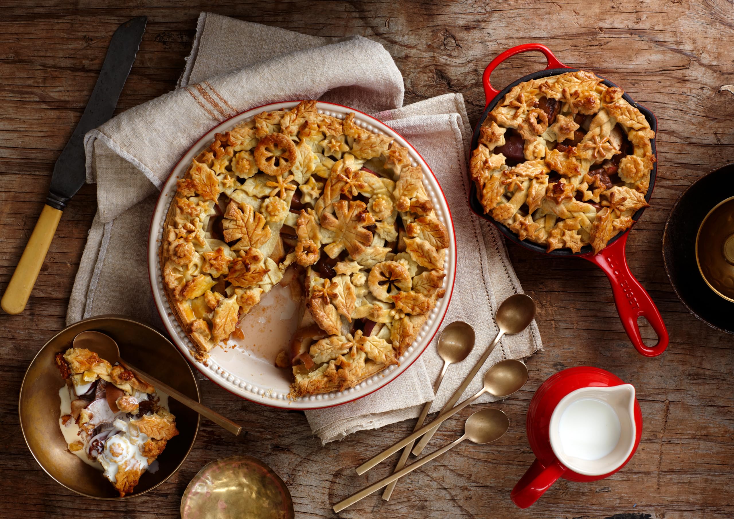 Le Creuset oven-safe design supports transition from stovetop to table up to 500 F.