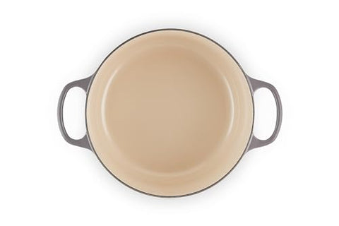Le Creuset on the stovetop demonstrates versatile heat for simmering.