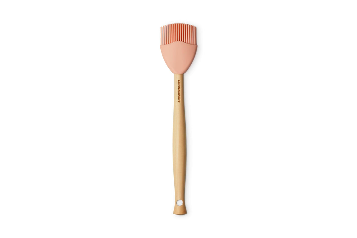 Le Creuset silicone craft basting brush head detail for even sauce distribution