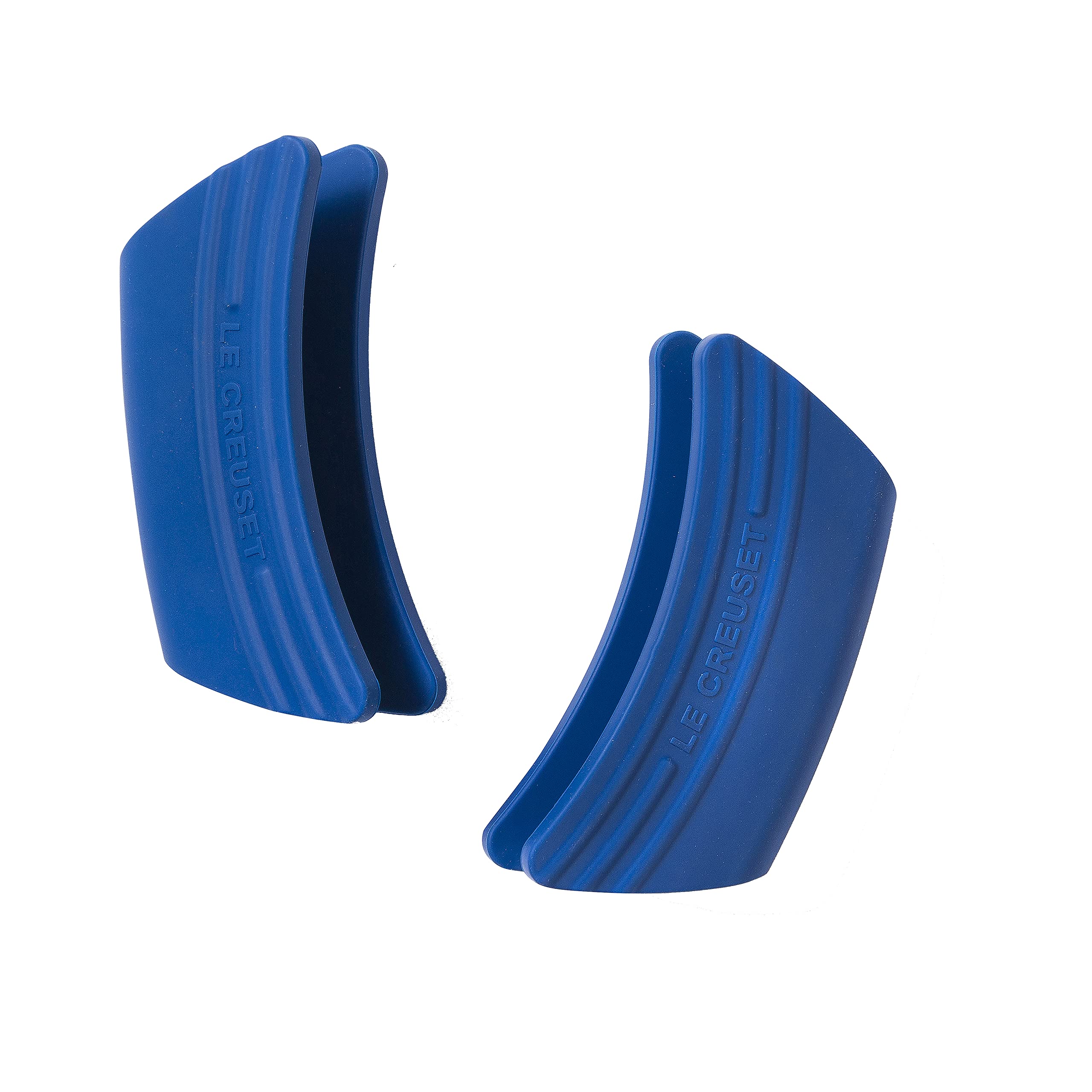 Le Creuset handle grips 5in x 2.5in provide a secure, non-slip grip for cookware.