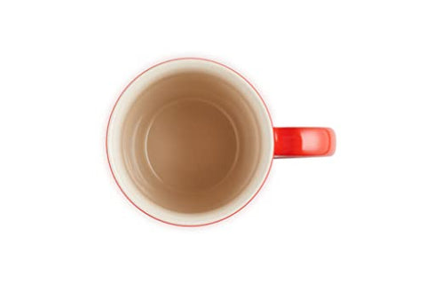 Cerise glaze on Le Creuset stoneware resists chips and stains