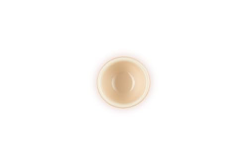 Le Creuset Egg Cup Flame with desserts, ideal for portioning sweets