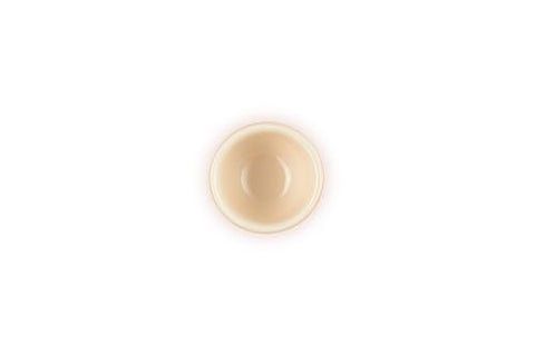 Le Creuset Egg Cup Flame with desserts, ideal for portioning sweets