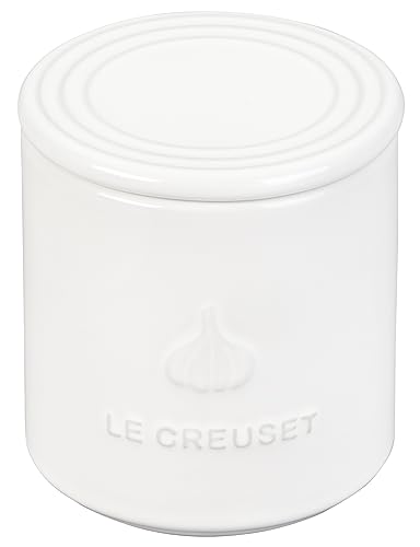 Garlic keeper on counter combines storage and style