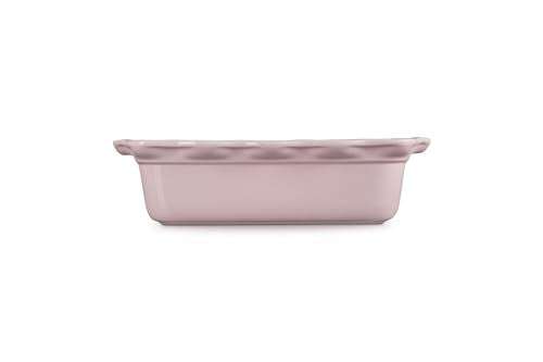 Le Creuset heritage loaf pan perfect for pound cake release.