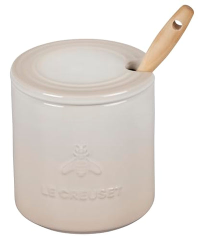Le Creuset stoneware glaze resists chips and stains.