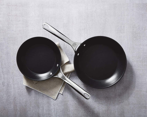Le Creuset Toughened Nonstick PRO 10-inch fry pan handles versatile sautéing with ease.