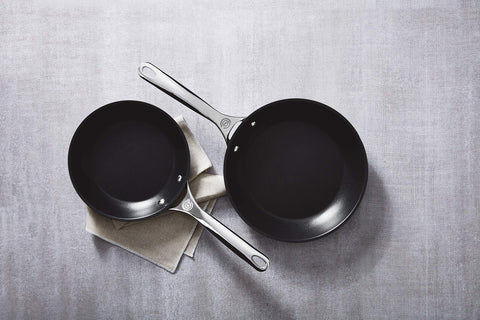 Le Creuset Toughened Nonstick PRO 11-inch fry pan enables even heating and effortless searing.