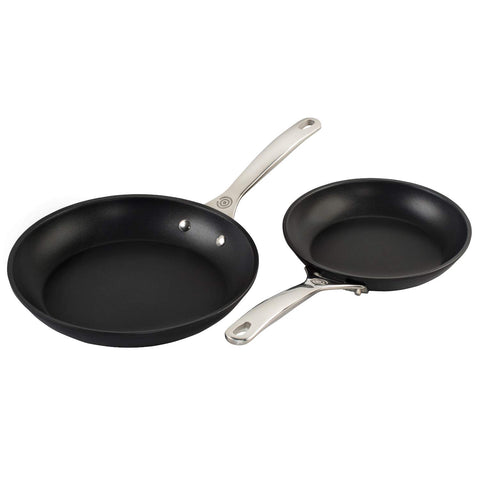 Le Creuset Toughened Nonstick PRO 8-inch fry pan browns evenly for flavorful results.