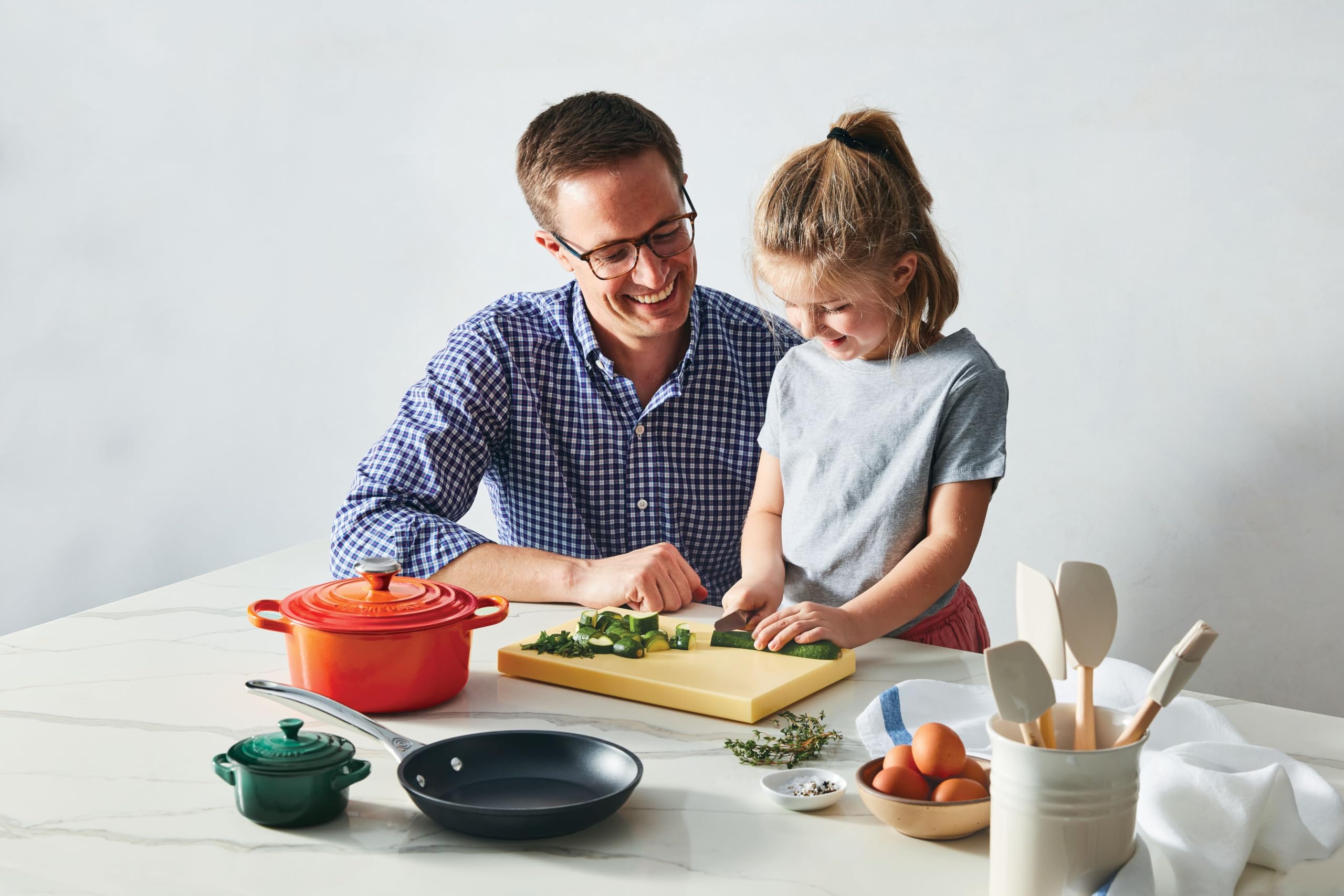 Le Creuset Toughened Nonstick PRO Fry Pan dishwasher-safe for easy cleanup