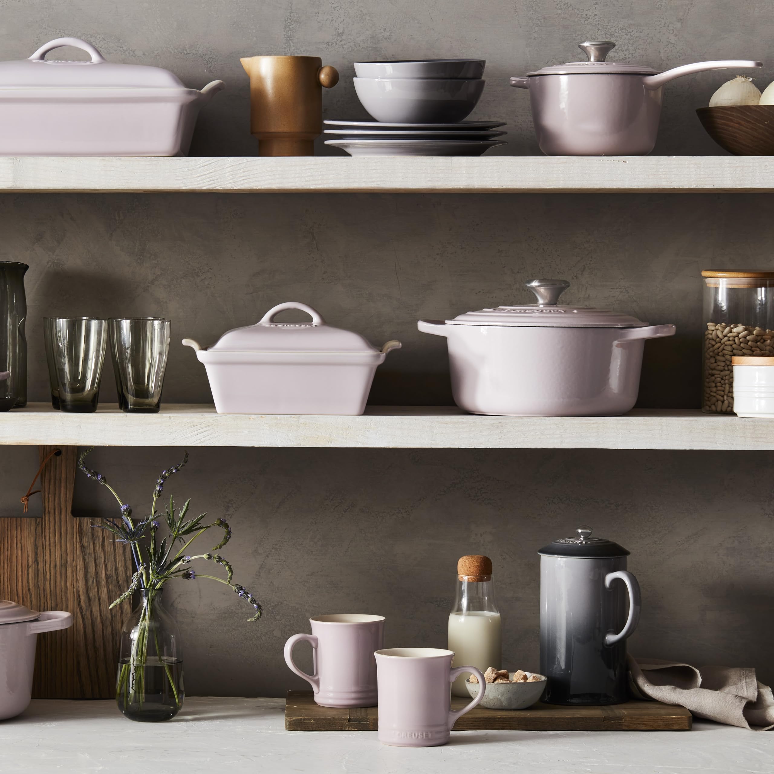 Stacked Vancouver mugs demonstrating durable stacking and space-saving design
