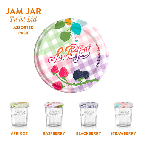 Le Parfait jars feature a faceted non-slip body for easy handling.