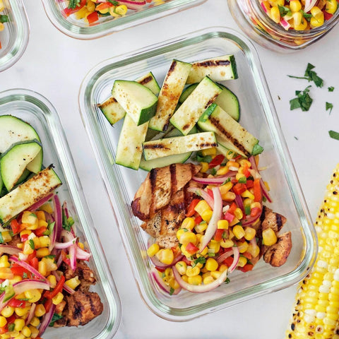 Le'raze crystal-clear glass shows contents at a glance for quick organization.