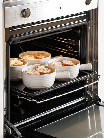 LE TAUCI Arctic White bowl microwave-safe for quick reheating